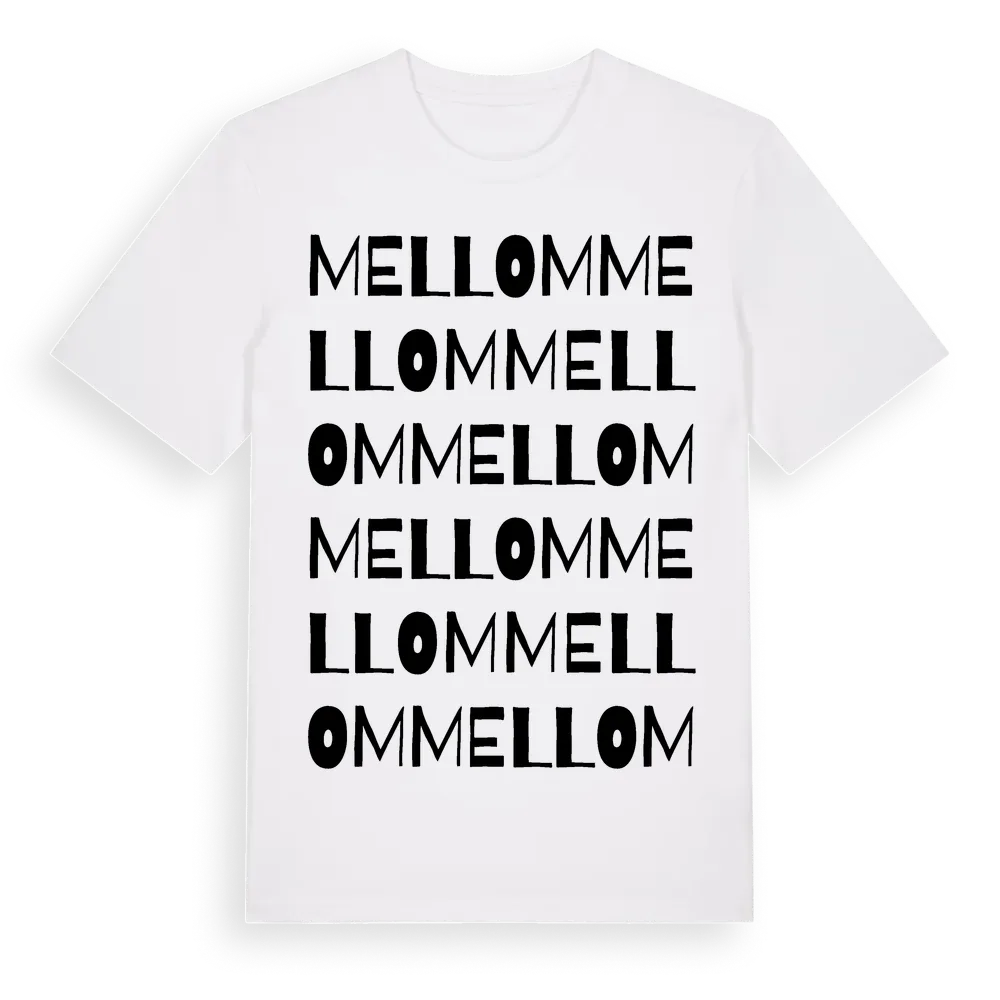 Mellom ordlek t-shirt i miljö