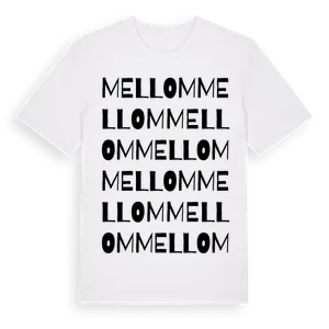 Mellom ordlek t-shirt – ekologisk bomull t-shirt från Pinshirt
