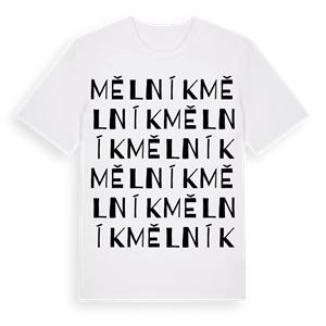 Mělník ordlek t-shirt – ekologisk bomull t-shirt från Pinshirt