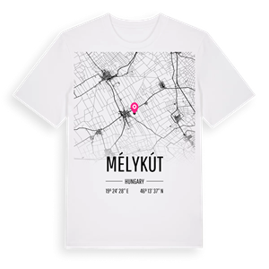 Mélykút karta t-shirt – ekologisk bomull t-shirt från Pinshirt