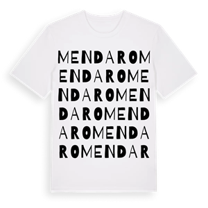 Mendaro ordlek t-shirt – ekologisk bomull t-shirt från Pinshirt