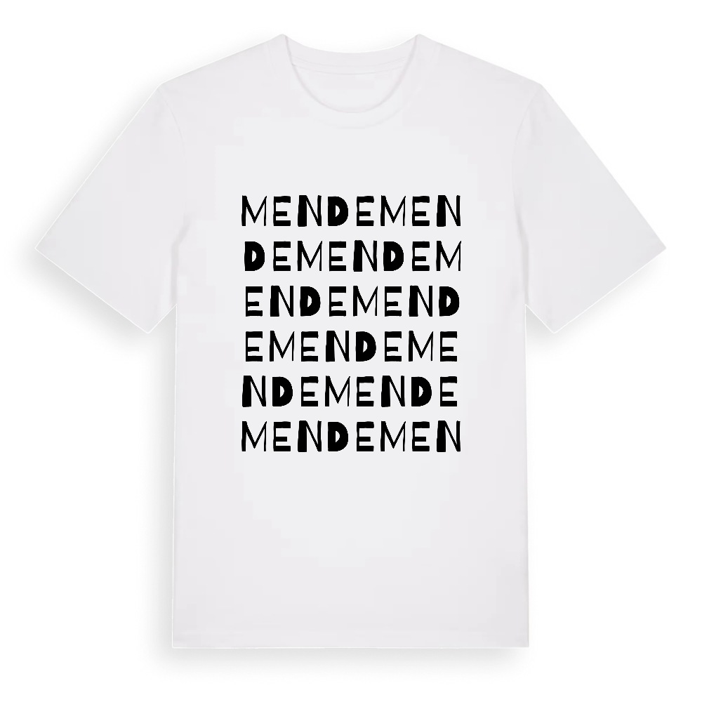 Mende ordlek t-shirt – White, i miljö