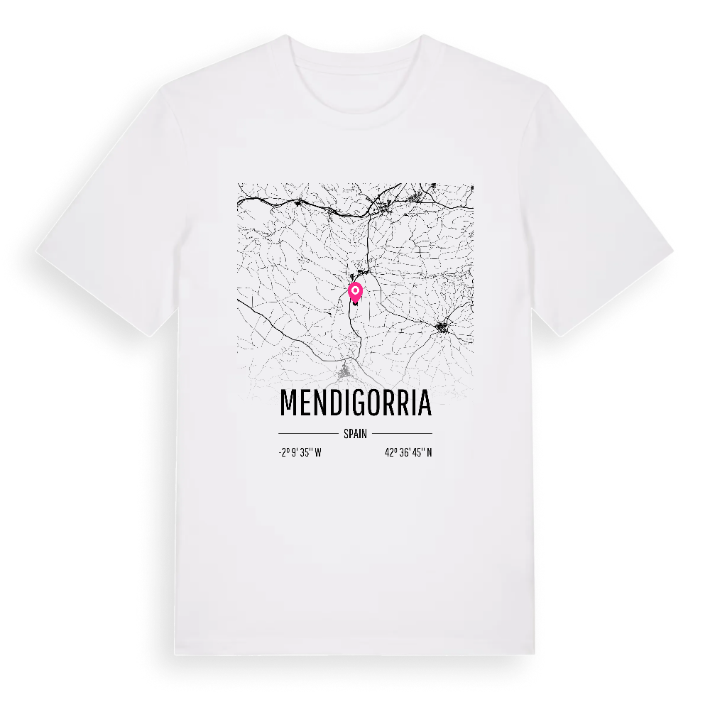 Mendigorria karta t-shirt – White, i miljö