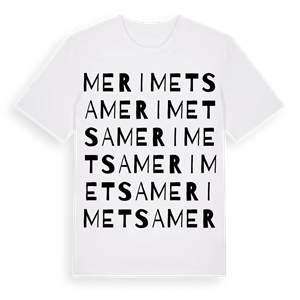 Merimetsa ordlek t-shirt – ekologisk bomull t-shirt från Pinshirt