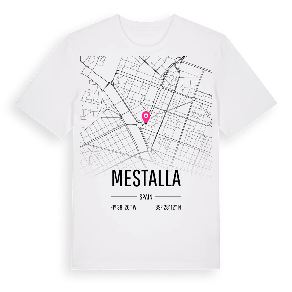 Mestalla karta t-shirt – White, i miljö