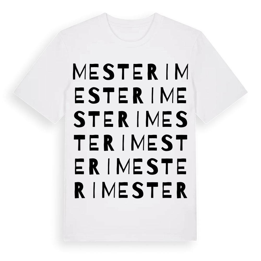 Mesteri ordlek t-shirt – White, i miljö