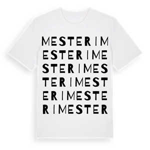 Mesteri ordlek t-shirt – ekologisk bomull t-shirt från Pinshirt