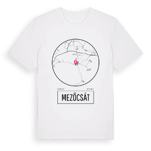 Mezőcsát t-shirt – ekologisk bomull t-shirt från Pinshirt