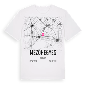 Mezőhegyes karta t-shirt – ekologisk bomull t-shirt från Pinshirt
