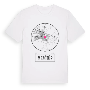 Mezőtúr t-shirt – ekologisk bomull t-shirt från Pinshirt