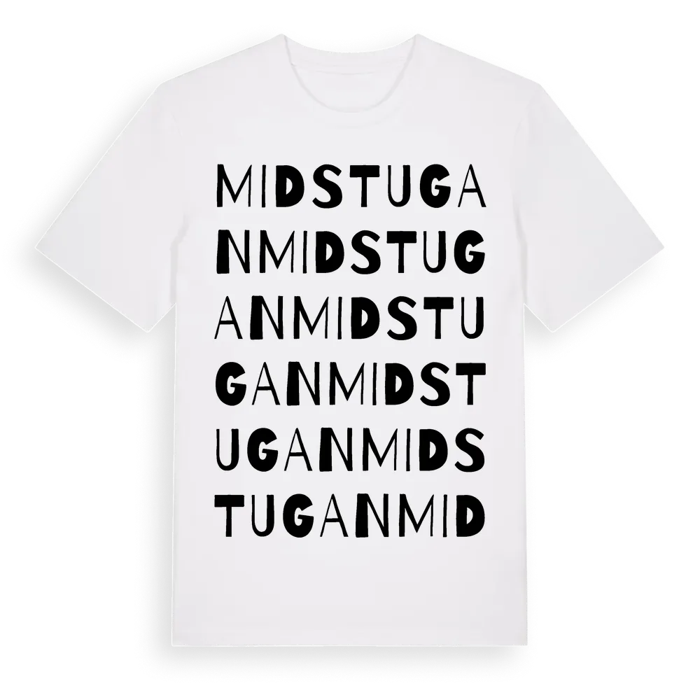 Midstugan ordlek t-shirt i miljö