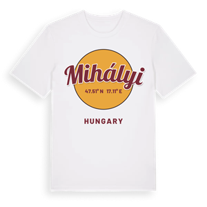 Mihályi cirkel t-shirt – ekologisk bomull t-shirt från Pinshirt
