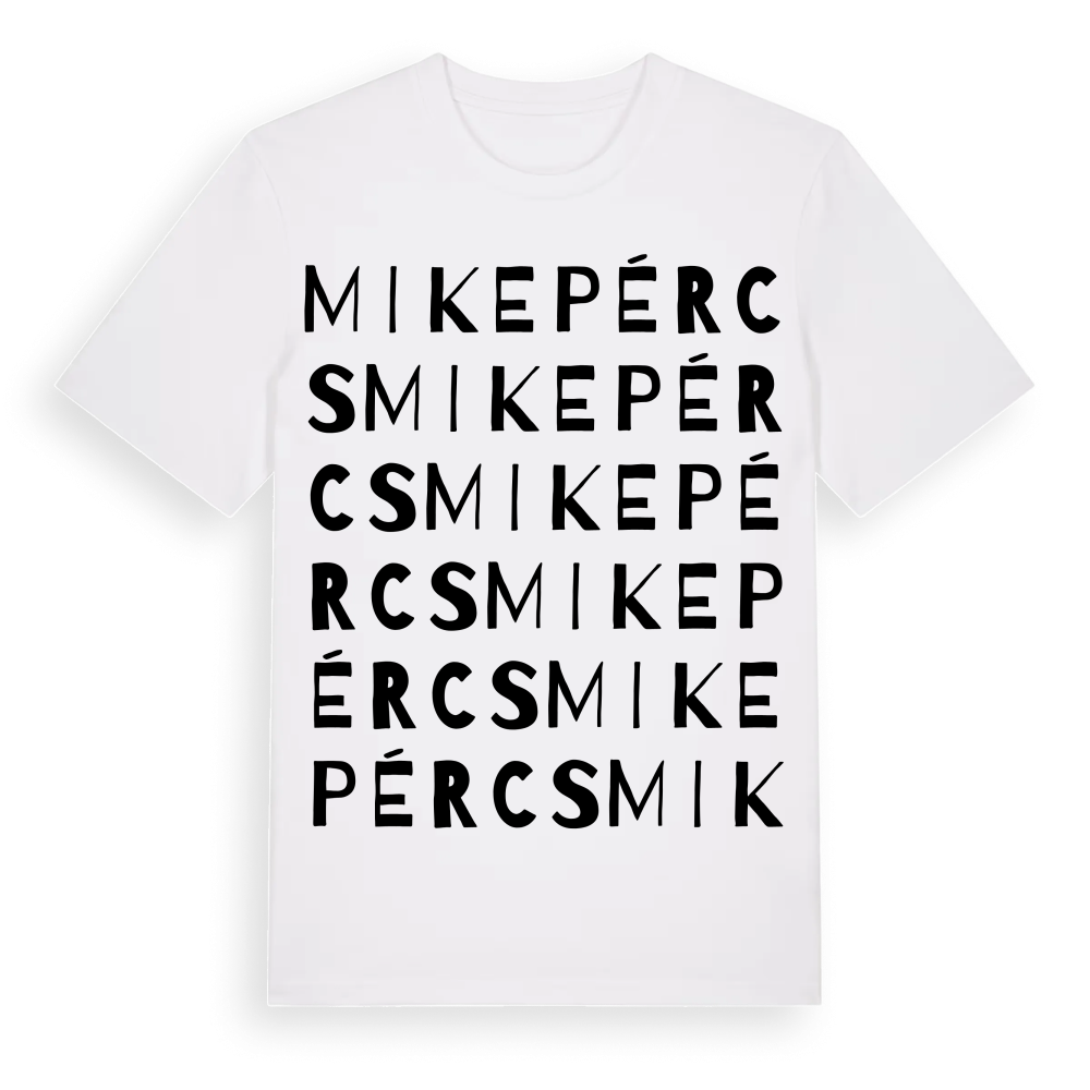 Mikepércs ordlek t-shirt – White, i miljö