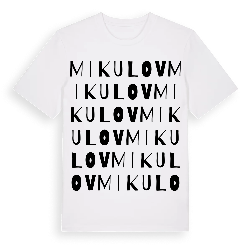 Mikulov ordlek t-shirt – White, i miljö