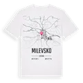 Milevsko karta t-shirt