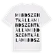 Mindszentkálla ordlek t-shirt