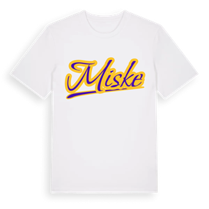 Miske baseball t-shirt – ekologisk bomull t-shirt från Pinshirt