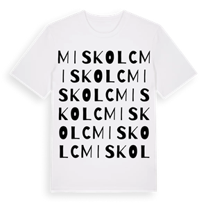 Miskolc ordlek t-shirt – ekologisk bomull t-shirt från Pinshirt