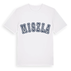 Miszla college t-shirt – ekologisk bomull t-shirt från Pinshirt