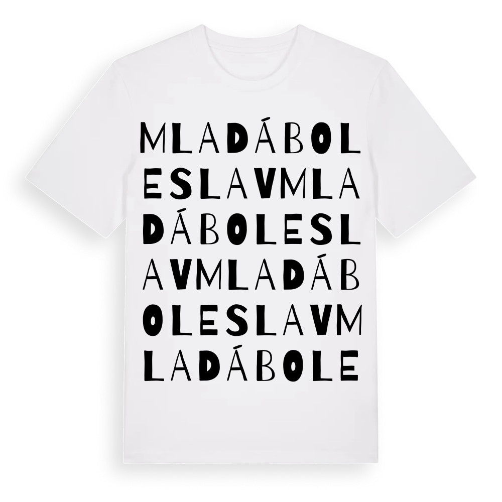 Mladá Boleslav ordlek t-shirt – White, i miljö