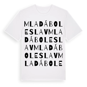 Mladá Boleslav ordlek t-shirt – ekologisk bomull t-shirt från Pinshirt