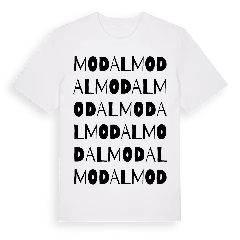Modal ordlek t-shirt i miljö