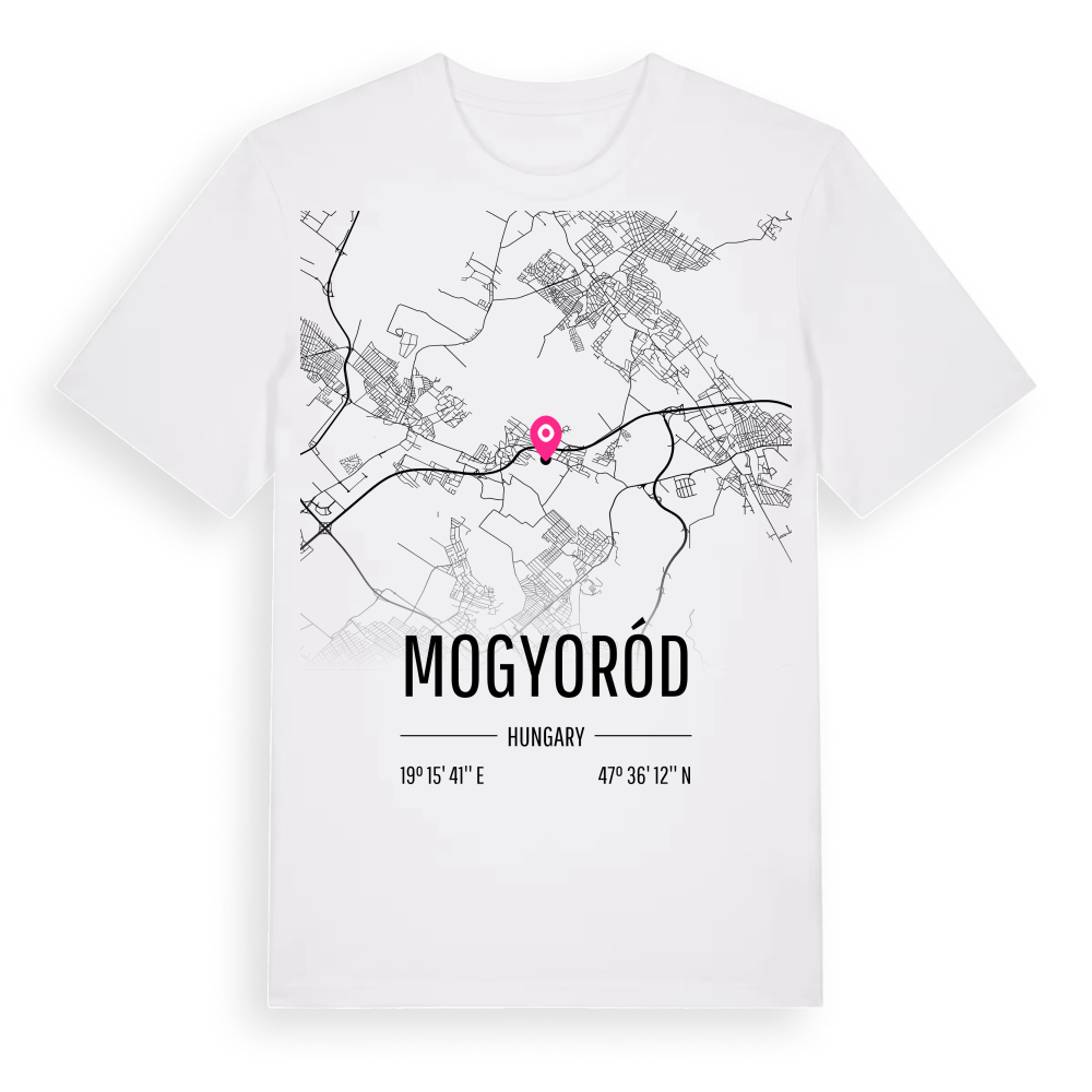 Mogyoród karta t-shirt – White, i miljö