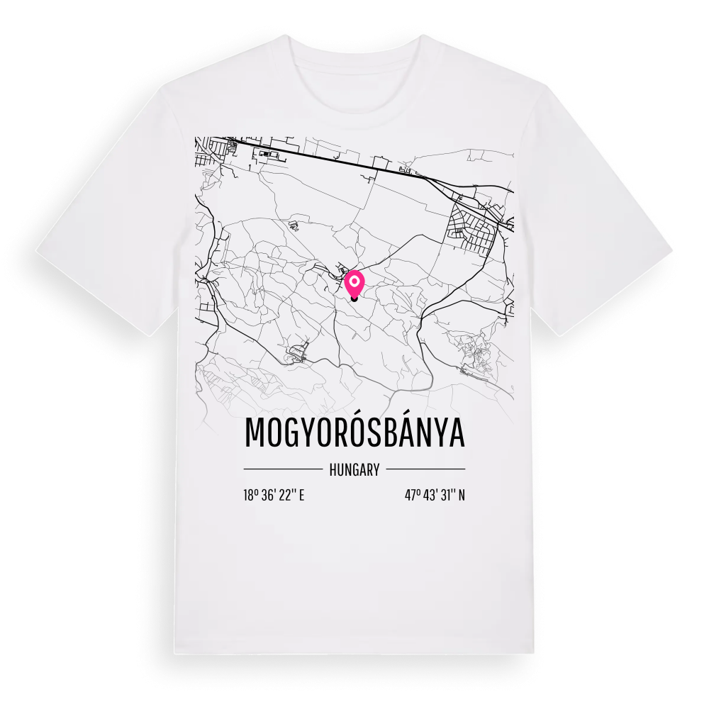 Mogyorósbánya karta t-shirt – White, i miljö