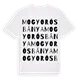 Mogyorósbánya ordlek t-shirt