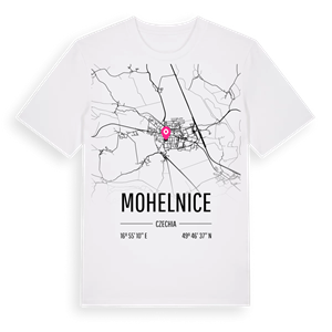 Mohelnice karta t-shirt – ekologisk bomull t-shirt från Pinshirt