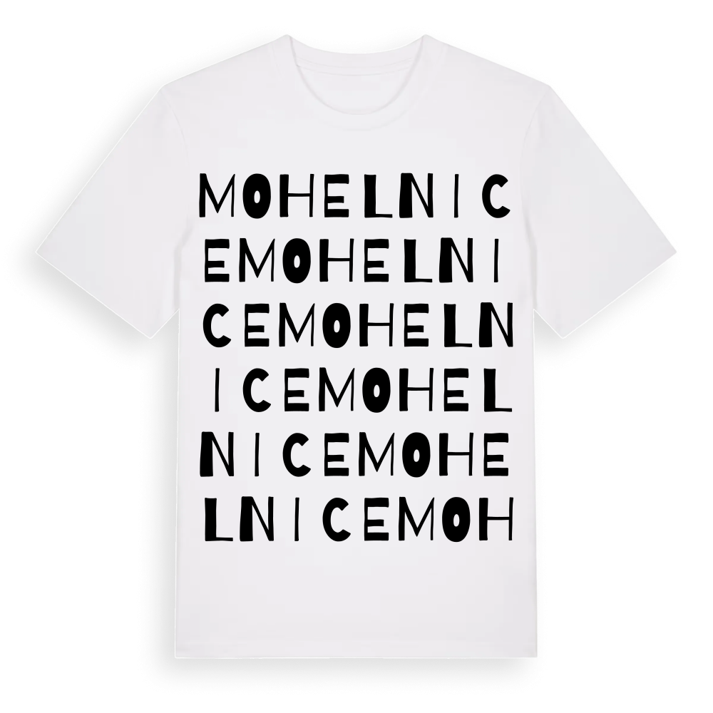 Mohelnice ordlek t-shirt – White, i miljö
