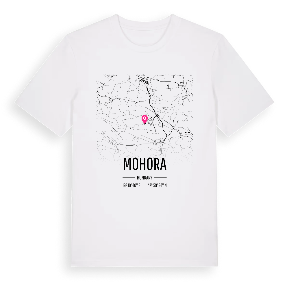 Mohora karta t-shirt – White, i miljö
