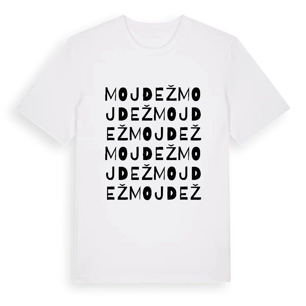 Mojdež ordlek t-shirt – White, i miljö