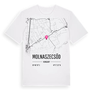 Molnaszecsőd karta t-shirt – ekologisk bomull t-shirt från Pinshirt