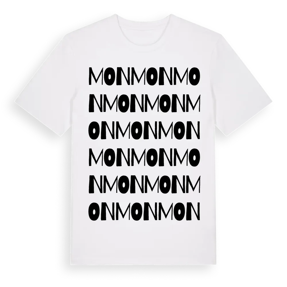 Mon ordlek t-shirt i miljö