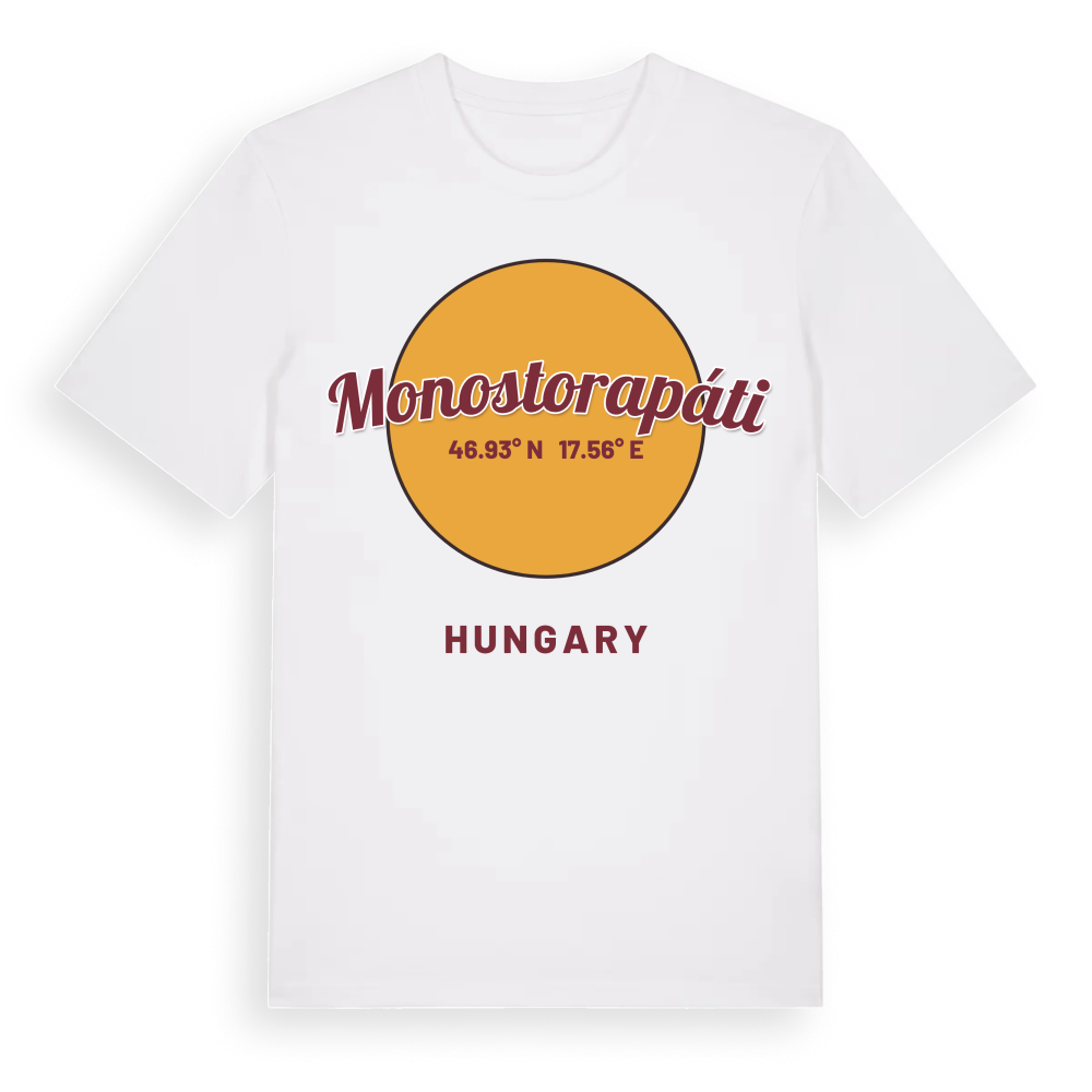 Monostorapáti cirkel t-shirt – White, i miljö
