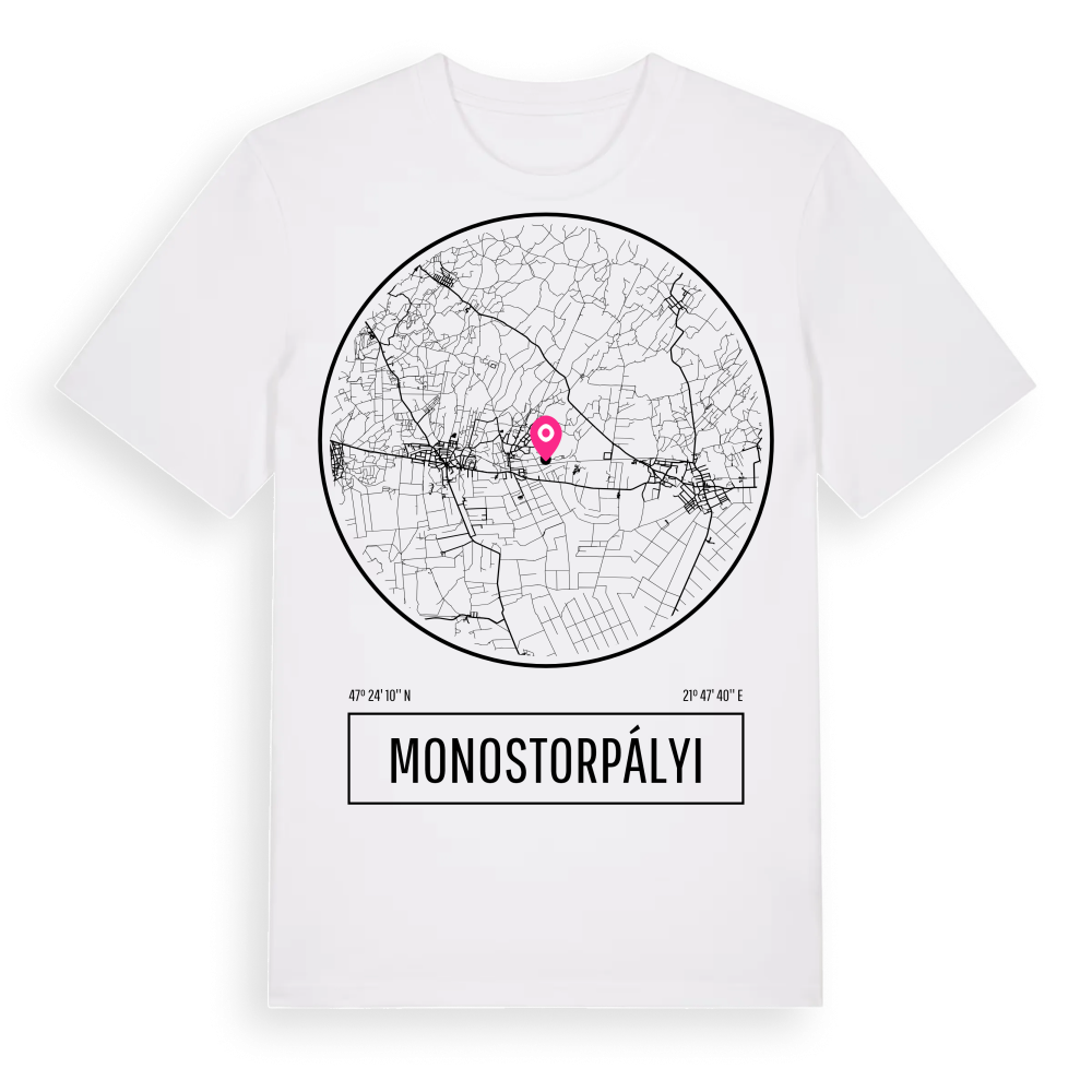 Monostorpályi t-shirt – White, i miljö