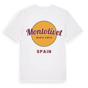 Montolivet cirkel t-shirt – ekologisk bomull t-shirt från Pinshirt