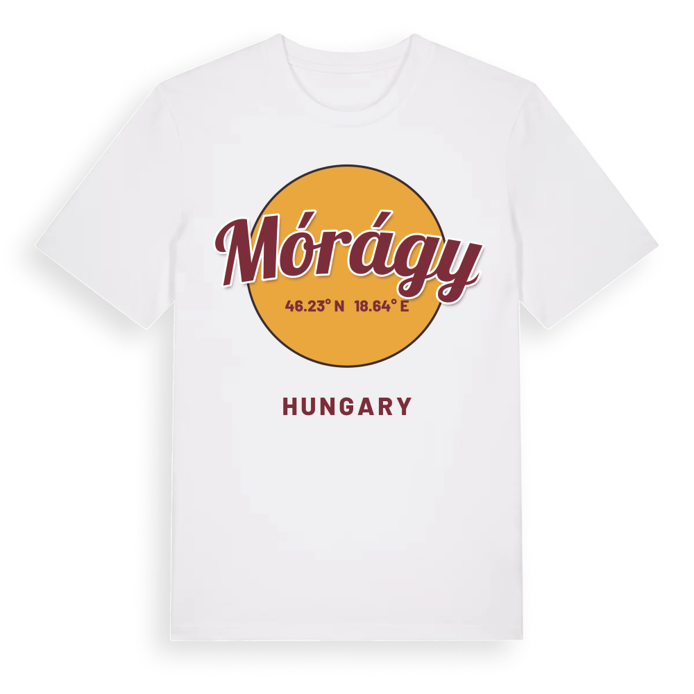 Mórágy cirkel t-shirt – White, i miljö