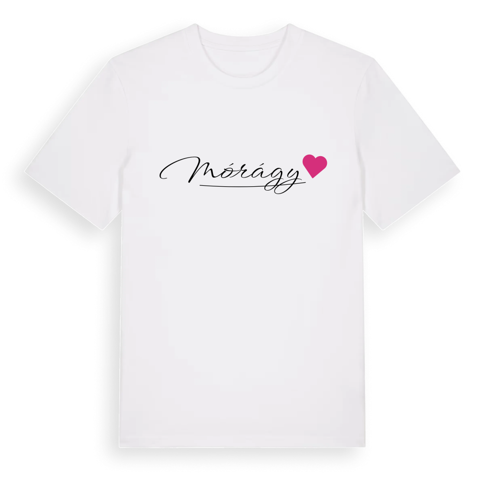 Mórágy hjärta t-shirt – White, i miljö