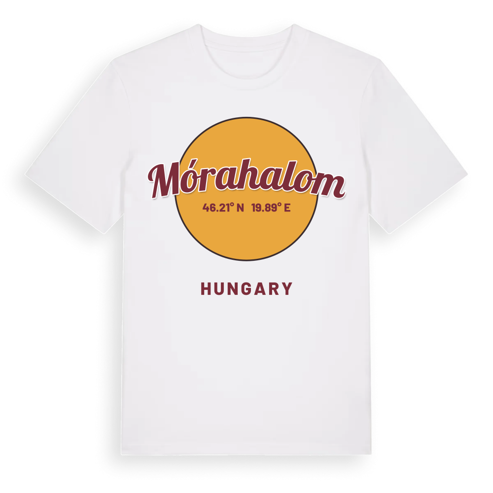 Mórahalom cirkel t-shirt – White, i miljö