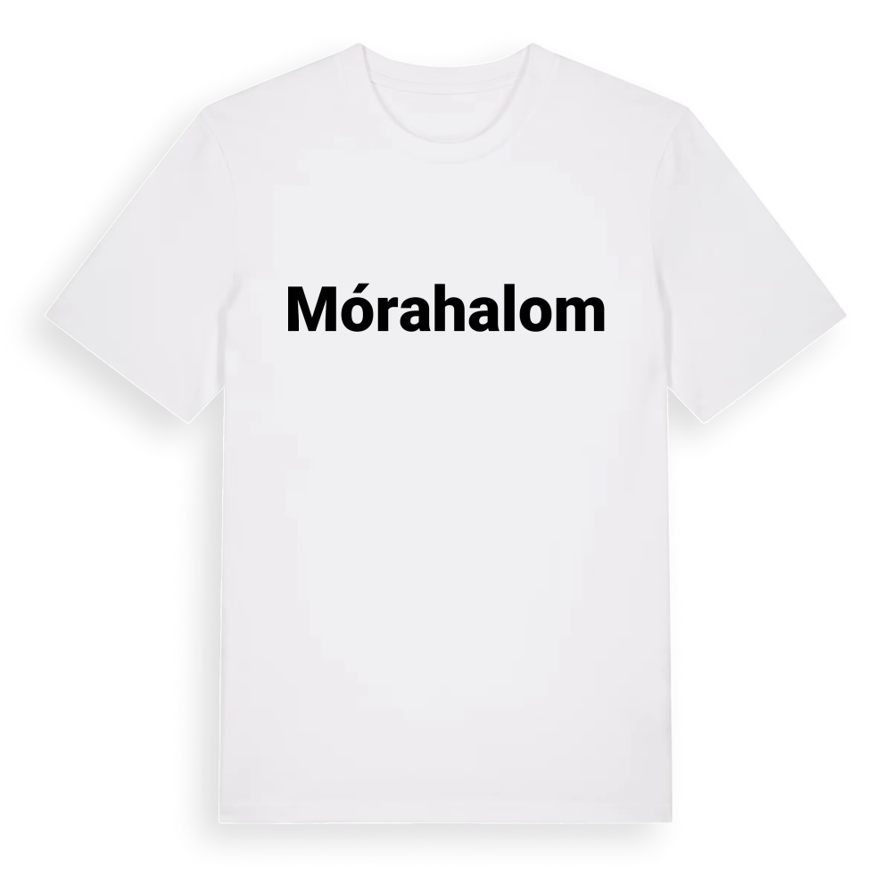 Mórahalom fetstil t-shirt – White, i miljö