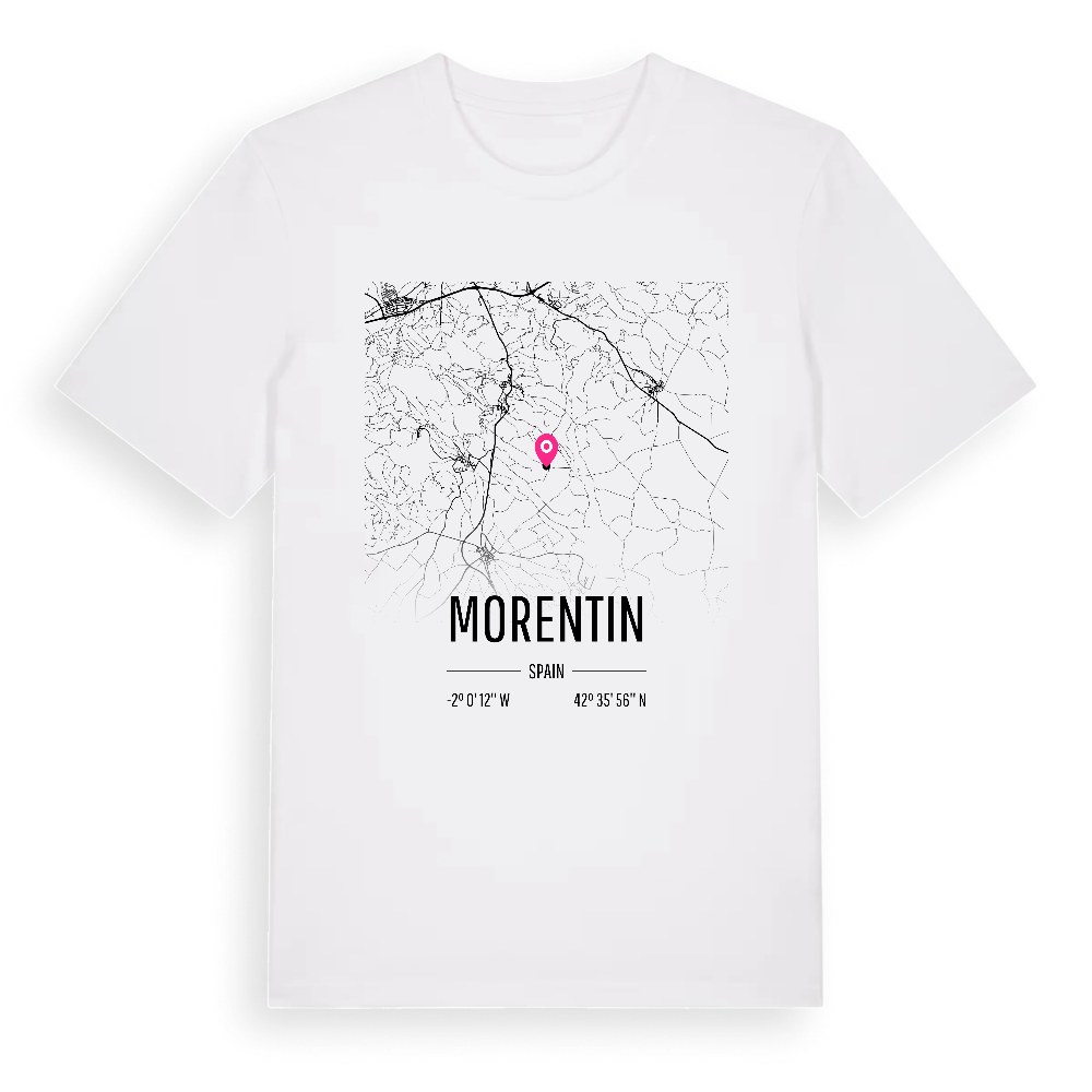 Morentin karta t-shirt – White, i miljö