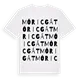 Móricgát ordlek t-shirt