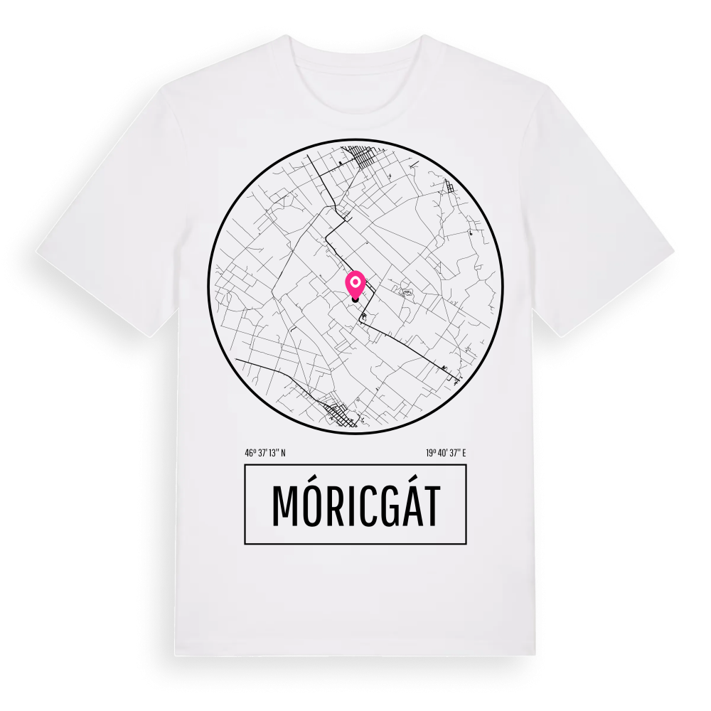 Móricgát t-shirt – White, i miljö
