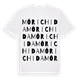 Mórichida ordlek t-shirt