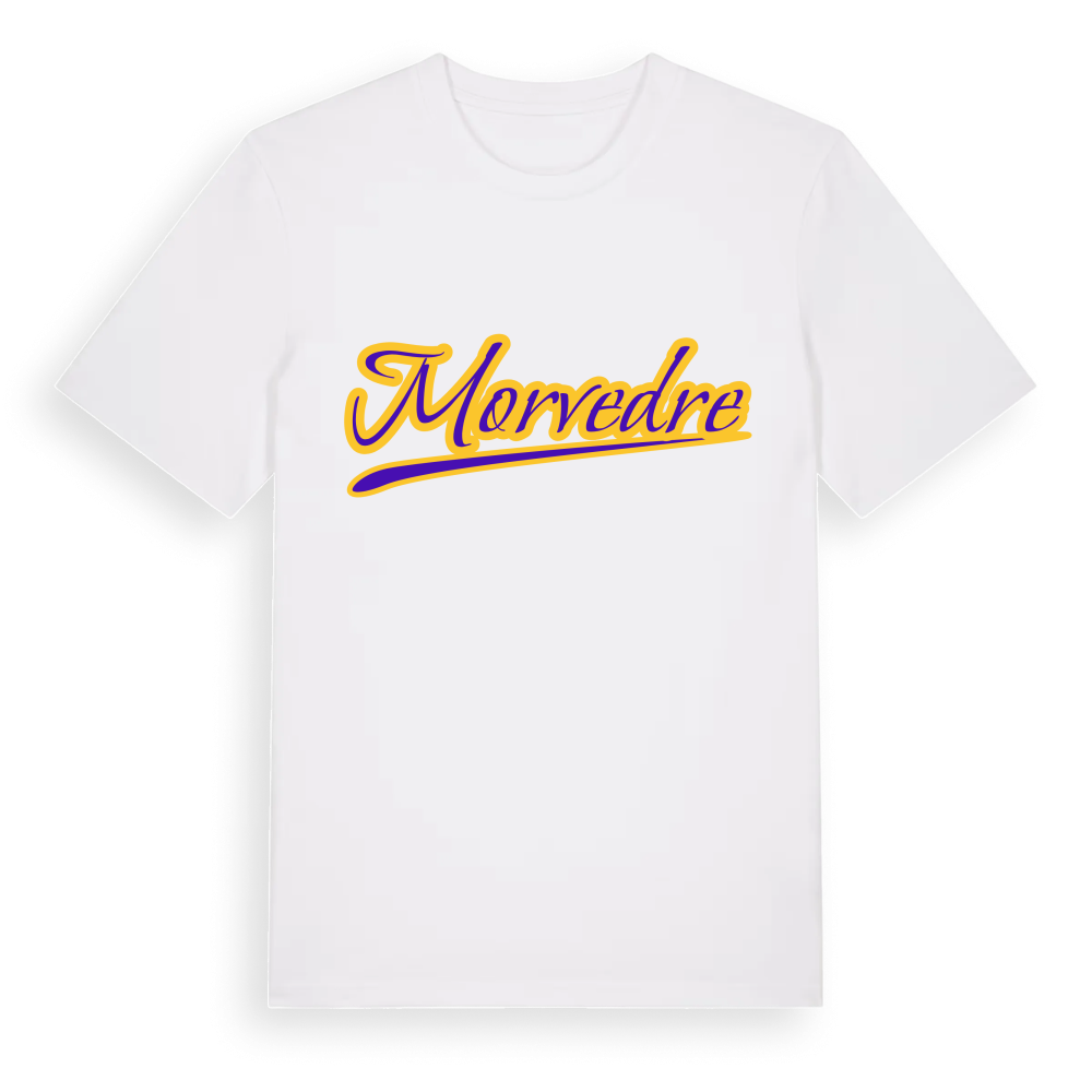 Morvedre baseball t-shirt – White, i miljö