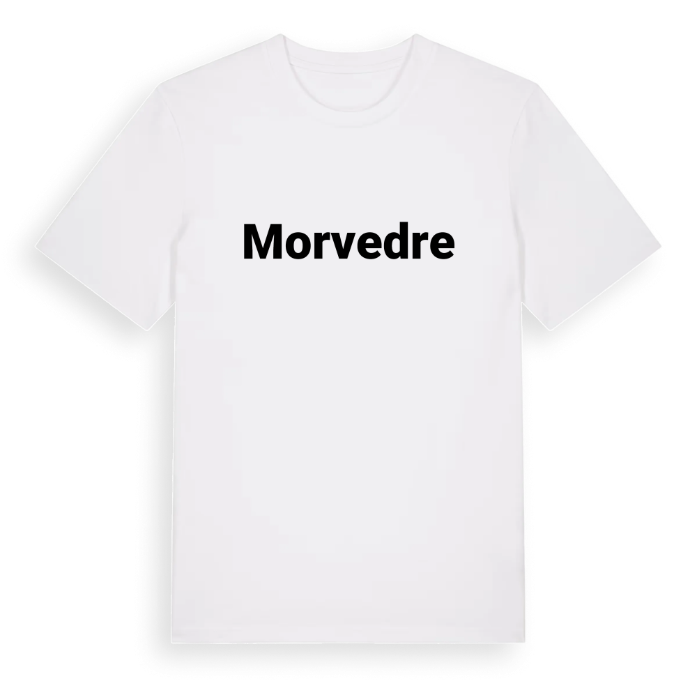 Morvedre fetstil t-shirt – White, i miljö