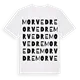 Morvedre ordlek t-shirt