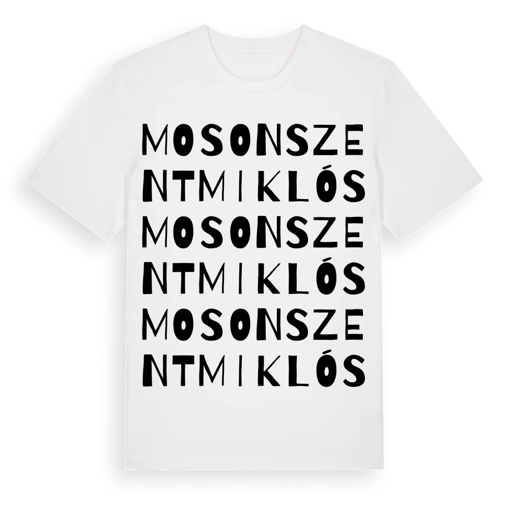 Mosonszentmiklós ordlek t-shirt – White, i miljö